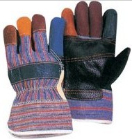 rainbow furniture leather working gloves